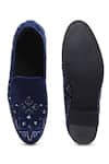 Shop_Asuka_Blue Embroidery Celestial Shoes _at_Aza_Fashions