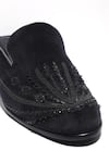 Buy_Asuka_Black Embroidery Symmetry Mules _Online_at_Aza_Fashions