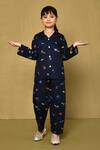 Buy_Petite Pomme_Blue Cotton Full Sleeve Vehicle Print Night Suit_Online_at_Aza_Fashions