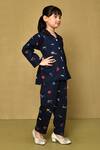 Shop_Petite Pomme_Blue Cotton Full Sleeve Vehicle Print Night Suit_Online_at_Aza_Fashions