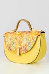 Buy_THE NICHE LABEL_Yellow Embellished Summer Breeze Hand Bag _at_Aza_Fashions