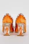 Buy The Niche Label Orange Stone Embellished Athena Heels Online at Aza Fashions Buy_The Niche Label_Orange Stone Embellished Athena Heels_Online_at_Aza_Fashions
