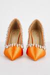 Shop The Niche Label Orange Stone Embellished Athena Heels Online at Aza Fashions Shop_The Niche Label_Orange Stone Embellished Athena Heels_Online_at_Aza_Fashions