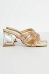 Buy_THE NICHE LABEL_Gold Stone Embellished Beyonce Heels