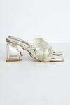 Shop_THE NICHE LABEL_Silver Stone Embellished Beyonce Flared Heels 