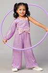 Buy_LIL DRAMA_Purple Sequin Embellished Jumpsuit _at_Aza_Fashions