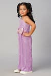 LIL DRAMA_Purple Sequin Embellished Jumpsuit _Online_at_Aza_Fashions