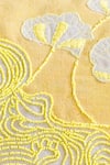 Shop_Mid July Home_Yellow 100% Cotton Abstract Embroidered Cushion Cover _at_Aza_Fashions