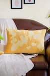 Buy_Mid July Home_Yellow 100% Cotton Abstract Hand Work Cushion Cover _at_Aza_Fashions