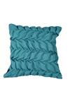 Shop_Solasta_Green Satin Smocked Cushion Cover_at_Aza_Fashions