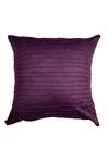 Shop_Solasta_Purple Polyester Solid Royal Pintucked Sham_at_Aza_Fashions
