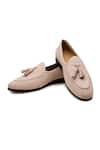 Buy_SHUTIQ_Pink Roseate Batwing Solid Slip-on Loafers _at_Aza_Fashions