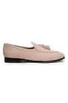 SHUTIQ_Pink Roseate Batwing Solid Slip-on Loafers _Online_at_Aza_Fashions