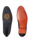 Shop_Shutiq_Black Hand Embroidered Royal Emblem Slip-on Shoes _at_Aza_Fashions