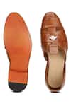 Shop_Shutiq_Brown Embellished Sheraz Bee Slip-on Shoes _at_Aza_Fashions