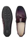 Shop_SHUTIQ_Wine Coenn Leather Shoes _at_Aza_Fashions