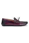 Buy_SHUTIQ_Wine Coenn Leather Shoes _Online_at_Aza_Fashions