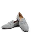 Buy_SHUTIQ_Grey Lunar Rawhide Round Toe Shoes _at_Aza_Fashions