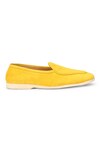 Buy_SHUTIQ_Yellow Embroidered Otimo Border Shoes_Online_at_Aza_Fashions