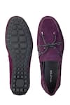 Shop_SHUTIQ_Purple Para Round Shaped Knotted Loafers _at_Aza_Fashions