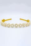 Foot Fuel_Gold Beads, Crystals And Embellished Hairband _Online_at_Aza_Fashions