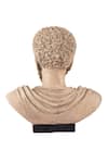 Shop_The White Ink Decor_Beige Poly Resin Modern Art Face Sculpture_at_Aza_Fashions
