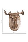 Shop The White Ink Decor Gold Poly Resin Carved Work Deer Figurine Wall Decor at Aza Fashions Shop_The White Ink Decor_Gold Poly Resin Carved Work Deer Figurine Wall Decor_at_Aza_Fashions