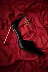 Buy_Tiesta_Black Chains Faux Vegan Leather Pumps _Online_at_Aza_Fashions