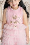 Buy Ruchika Lath Label Pink Tulle Embroidery Butterfly Bodice Dress Online at Aza Fashions Buy_Ruchika Lath Label_Pink Tulle Embroidery Butterfly Bodice Dress _Online_at_Aza_Fashions