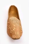 Buy_Aryavir Malhotra_Brown Embroidered Vine Juttis _Online_at_Aza_Fashions