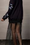 Buy_POOJA SHROFF_Black Jersey Embroidery Sequin Round Starry Night Sweatshirt _Online_at_Aza_Fashions