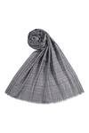Buy_Shingora_Grey Checkered Tim-tim Wool Woven Stole _Online_at_Aza_Fashions