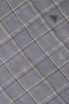 Shingora_Grey Checkered Tim-tim Wool Woven Stole _at_Aza_Fashions