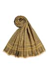 Buy_SHINGORA_Green Woven Sakina Floral Shawl _Online_at_Aza_Fashions