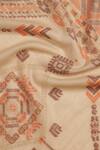Shop_Shingora_Beige Siya Wool Geometric Pattern Woven Stole _Online_at_Aza_Fashions