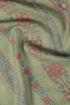 Shop Shingora Green Acanthus Motif Saffiya Woven Stole Online at Aza Fashions Shop_Shingora_Green Acanthus Motif Saffiya Woven Stole _Online_at_Aza_Fashions