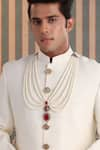 Buy_Cosa Nostraa_White Embellished Pure Power Layered Mala _at_Aza_Fashions