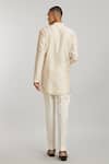 Shop_Bubber Couture_Off White Silk Renato Geometric Print Kurta With Pant _at_Aza_Fashions