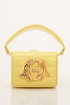 Buy_Outhouse_Yellow Oh V Furbie Quilted Nano Bag_at_Aza_Fashions