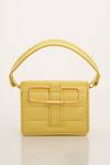 Shop_Outhouse_Yellow Oh V Furbie Quilted Nano Bag_at_Aza_Fashions