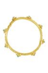 Buy_Tribe Amrapali_Multi Color Pearls, Glitter Aarvi Embellished Bangle _Online_at_Aza_Fashions