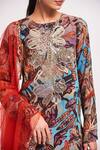 Shop_Aisha Rao_Multi Color Georgette Embellished Shyla Print Kurta Sharara Set _Online_at_Aza_Fashions