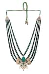 Buy_Cosa Nostraa_Green Embellished Stallion Glory Mala _Online_at_Aza_Fashions
