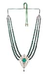 Buy_Cosa Nostraa_Green Embellished Verdant Harmony Mala _Online_at_Aza_Fashions