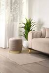 Shop_Mason Home_Beige Velvet Alexandria Quilted Pouffe_at_Aza_Fashions