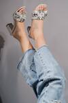 Shop_THE EPISODE_Silver Embellished Dazzlier Crystal Strap Heels _at_Aza_Fashions