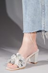 Buy_THE EPISODE_Silver Embellished Dazzlier Crystal Strap Heels _Online_at_Aza_Fashions