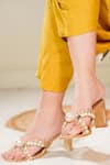 Shop_THE EPISODE_Gold Embellished Pearl Strap Heels _at_Aza_Fashions