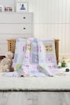 Buy_Quliting Tree_Multi Color Cotton Alphabet Pattern Baby Quilt _at_Aza_Fashions