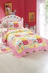 Buy_Quliting Tree_Multi Color Cotton Floral Print Quilt And Pillow Cover Set _at_Aza_Fashions